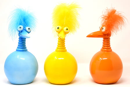 jokers, orange, blue, yellow, funny, weird bird thumbnail