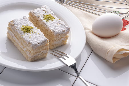 two slice cakes on plate thumbnail