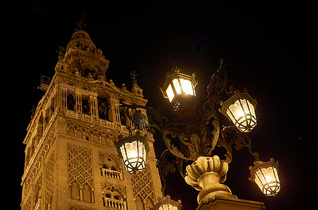 white lamp post near cathedral thumbnail
