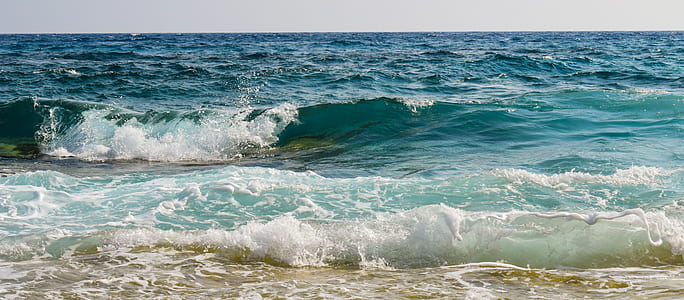 sea waves near seashore thumbnail