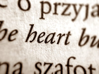selective focus photography of heart text thumbnail
