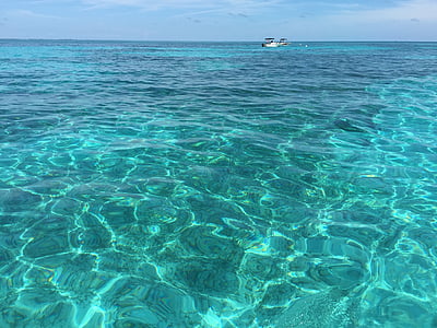white powerboat on ocean thumbnail