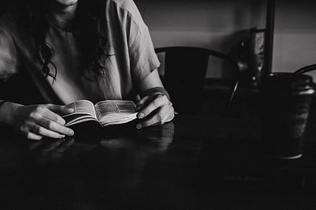 person reading book thumbnail