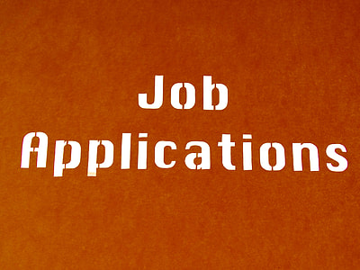 job applications text overlay with orange background thumbnail