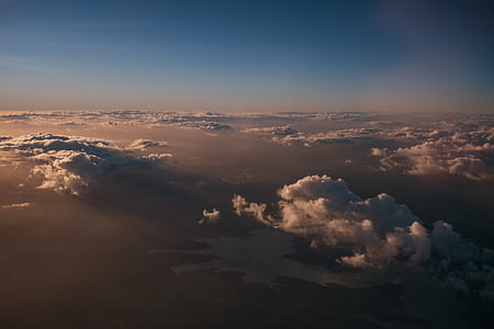 aerial photography of clouds thumbnail