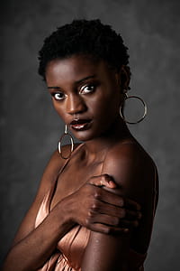 Fashion Model Looks At Camera Photo thumbnail