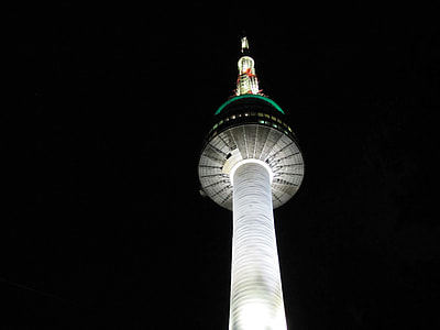 low-angle photography of white tower thumbnail