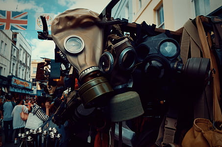 Several Leather Gas Masks thumbnail