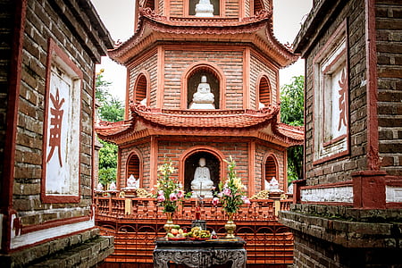 brown temple with Buddha statues thumbnail