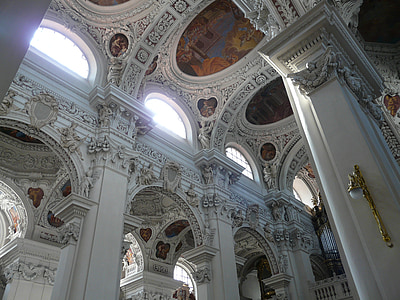 low-angle photo of cathedral interior during daytime thumbnail