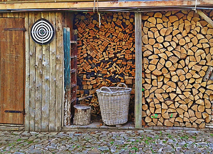 basket beside fire woods thumbnail