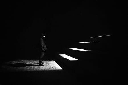 man standing near the stairway thumbnail