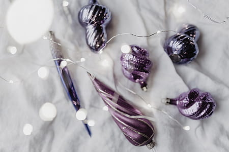 Pantone Ultra Violet Christmas Ornaments thumbnail
