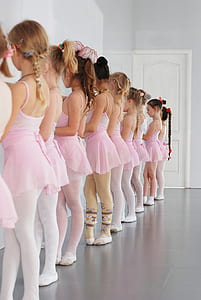 photo of girl's wearing pink ballet dress thumbnail