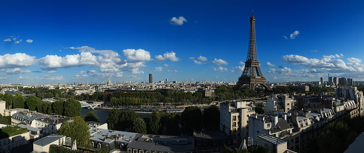 panoramic photography of Paris France thumbnail