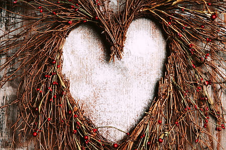 Heart Shaped Holiday Wreath Photo thumbnail