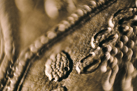 Closeup view of gold abstract backgound thumbnail