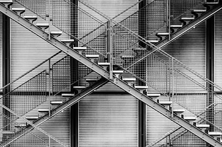 grayscale photography of staircase thumbnail