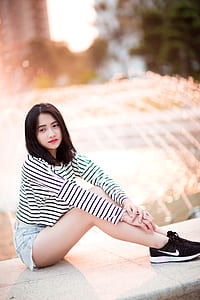 sunset, sunny, fashion, person thumbnail