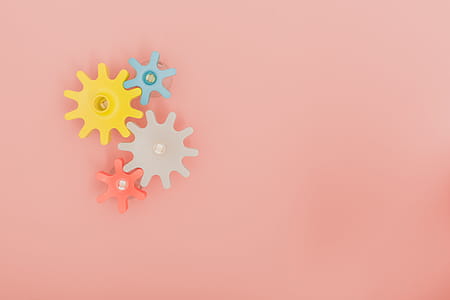 Colorful Toy Gears Photo thumbnail