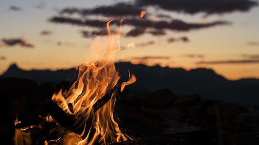 close shot of bonfire thumbnail