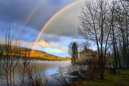 photo of rainbow and house thumbnail
