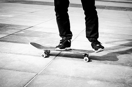 person riding black skateboard thumbnail