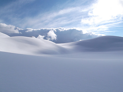 photo of snow mountain during day time thumbnail