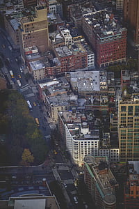 aerial photography of city buildings thumbnail