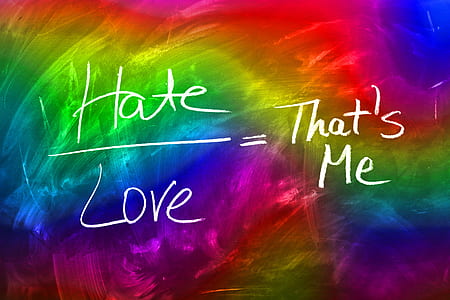 hate over love equals that's me wallpaper thumbnail