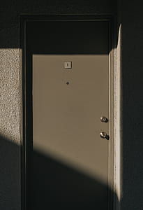 closed brown door thumbnail