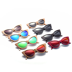 Cat Eye Sunglasses, Wood Sunglasses thumbnail