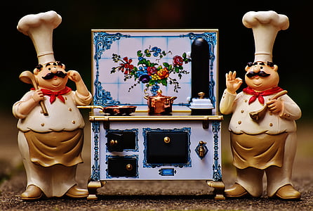 two chef figurines thumbnail