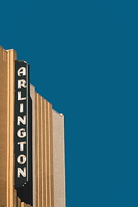 Arlington signage under blue sky during daytime thumbnail