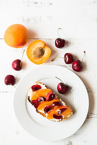 cherries and persimmons thumbnail