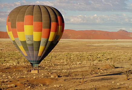 yellow and black hot air balloon thumbnail