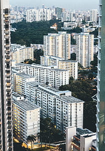 aerial photography of buildings thumbnail