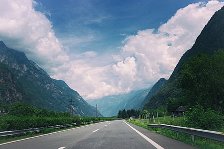gray concrete road thumbnail