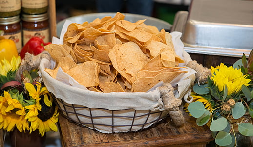 potato chips in white bowl thumbnail