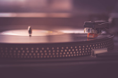 Closeup shot of record player thumbnail