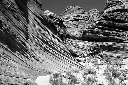 grayscale photography of mountain cliff thumbnail
