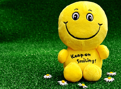 yellow smiley plush toy thumbnail