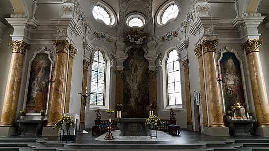 landscape photography of church's altar thumbnail