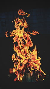 focus photography of bonfire thumbnail