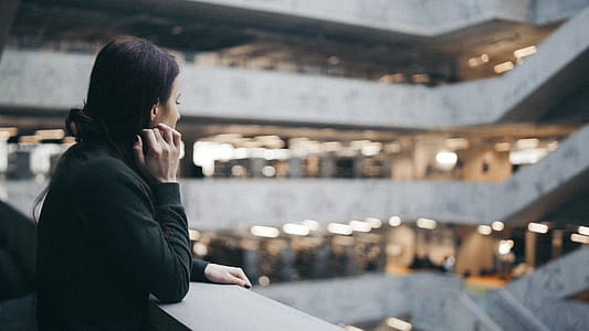 Woman in Green Long-sleeved Shirt thumbnail