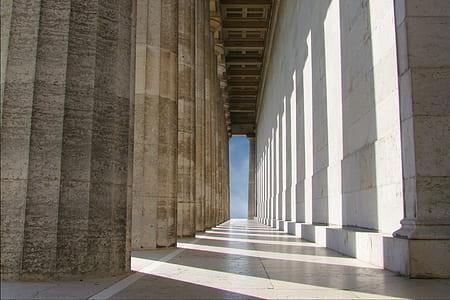 brown and white concrete columns thumbnail