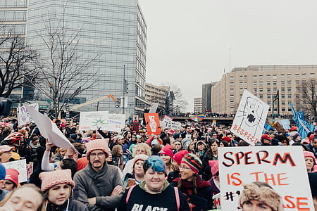 people gathering for a protest thumbnail