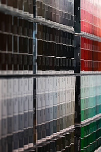 Wall with colour samples thumbnail