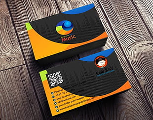 Electronic Dance Music Business Card ai file