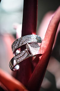 Macro Photography of Two Diamond Rings thumbnail